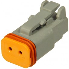 27912 - 2 circuit male DT housing. (1pc)